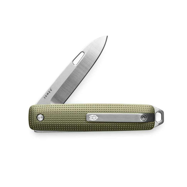 Нож The James Brand the Ellis, лезвие Sandvik 12C27, рукоять Aluminum 6061, Grove