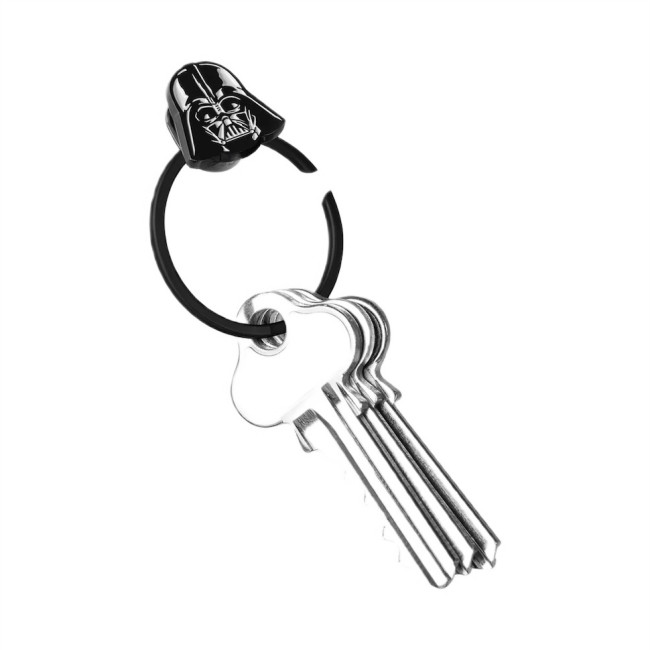 Кольцо для ключей Orbitkey Ring V2, Star Wars - Darth Vader, черный