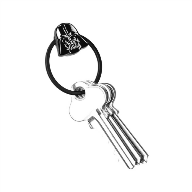 Кольцо для ключей Orbitkey Ring V2, Star Wars - Darth Vader, черный