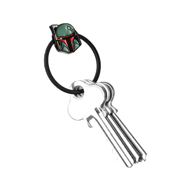Кольцо для ключей Orbitkey Ring V2, Star Wars - Boba Fett, зеленый Кольцо для ключей Orbitkey Ring V2, Star Wars - Boba Fett, зеленый