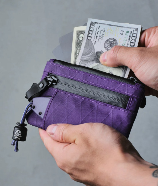 Кошелек ALPAKA Zip Pouch Pro, фиолетовый